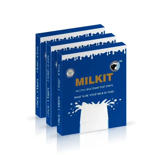 MILKIT - Milk Adulteration Testing Kit Pack of 3 